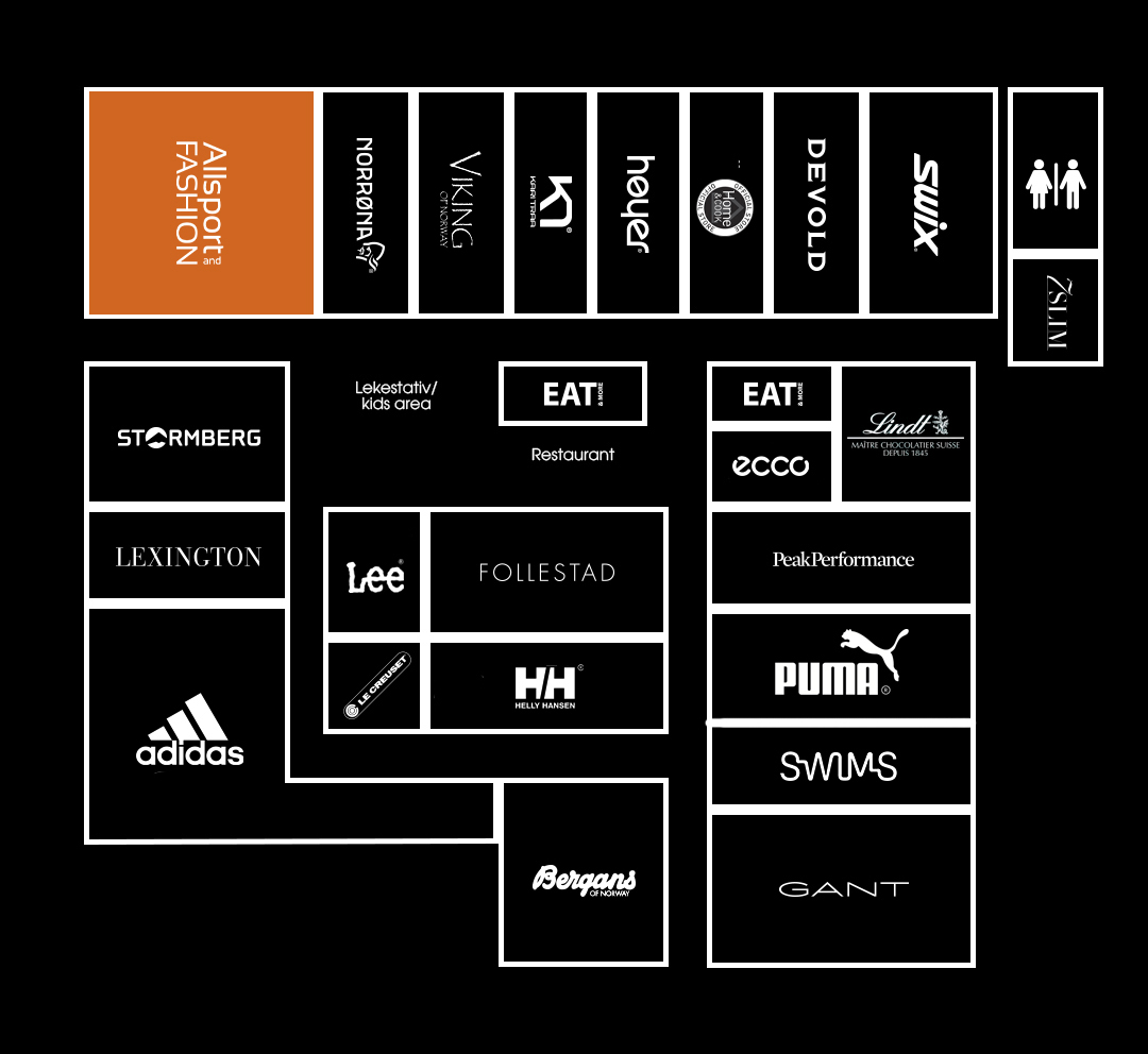Allsport & Fashion Map