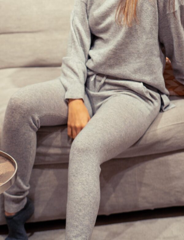 Creative Collective Cashmere Pants grå dame