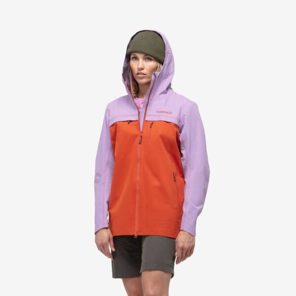 svalbard cotton jacket womens violet tulle modell