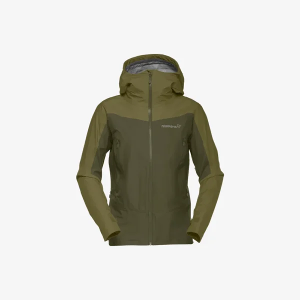 Norrøna Falketind Gore-Tex Jacket Dame Olive Drab-Olive Night