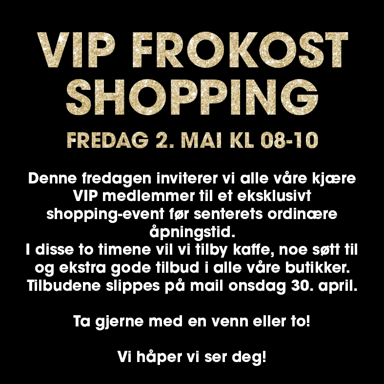 VIP Breakfast shopping SoMe VIP Breakfast Shopping