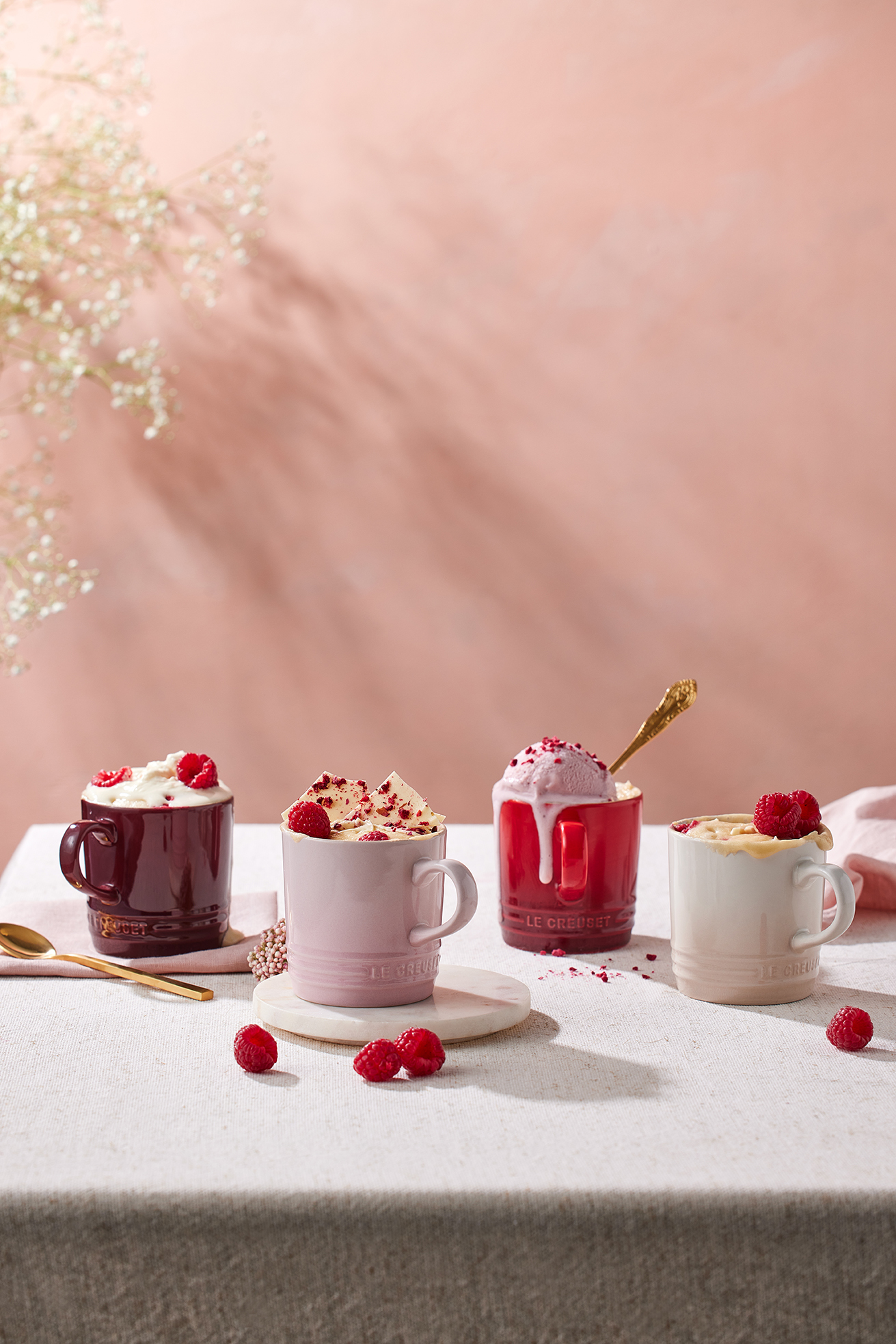 White Chocolate and Raspberry Microwave Mugs Portrait 30-70% rabatt på alt, alltid!