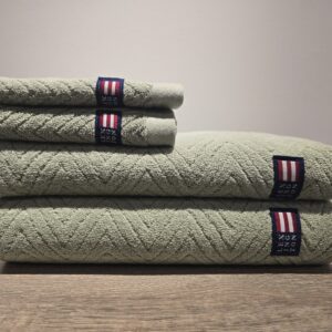 Herringbone Towel Vintage Green