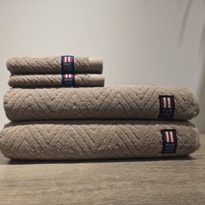 Herringbone Towel Chocolate
